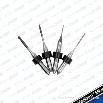 Yenadent CAD/CAM system dental milling cutters zirconia burs CNC end millis for zirconia/alloy/pmma blank.